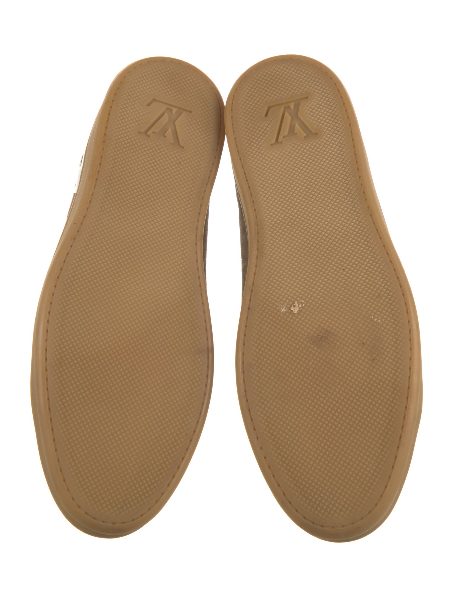 Louis Vuitton Suede Printed Sneakers