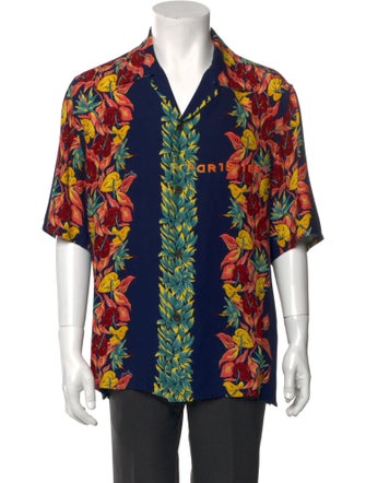 Louis Vuitton 2018 Floral Print Shirt