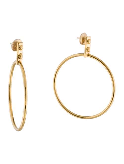 Louis Vuitton 18K Creoles Coeurs Hoop Earrings