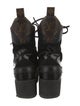 Louis Vuitton LV Monogram Suede Combat Boots