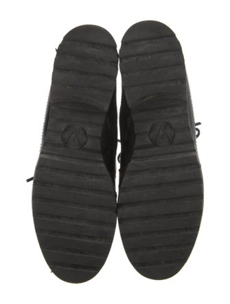 Louis Vuitton LV Monogram Suede Combat Boots