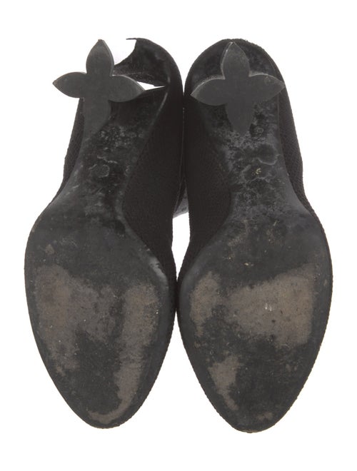 Louis Vuitton LV Monogram Embroidered Accent Sock Boots