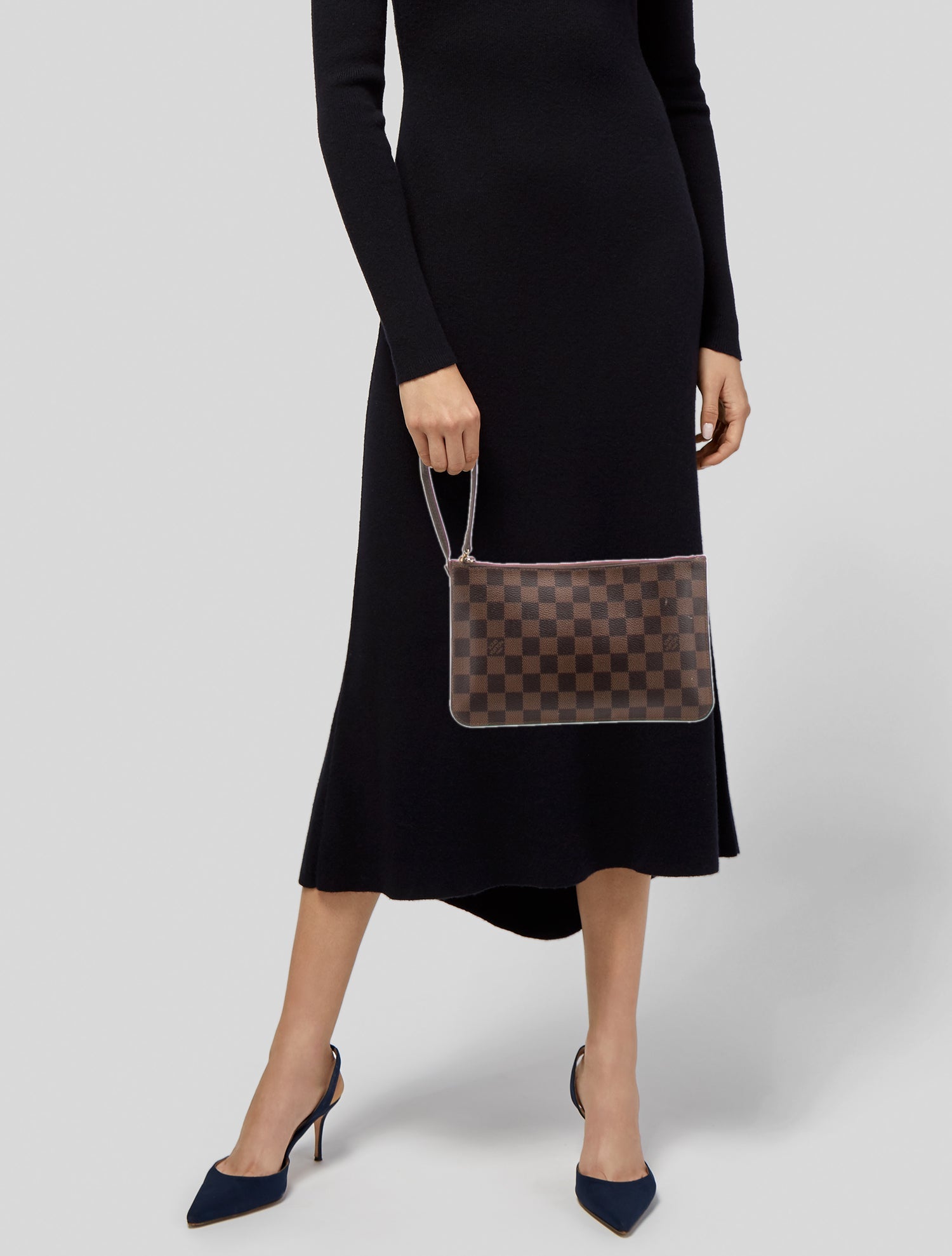 Louis Vuitton Damier Ebene Neverfull Pouch