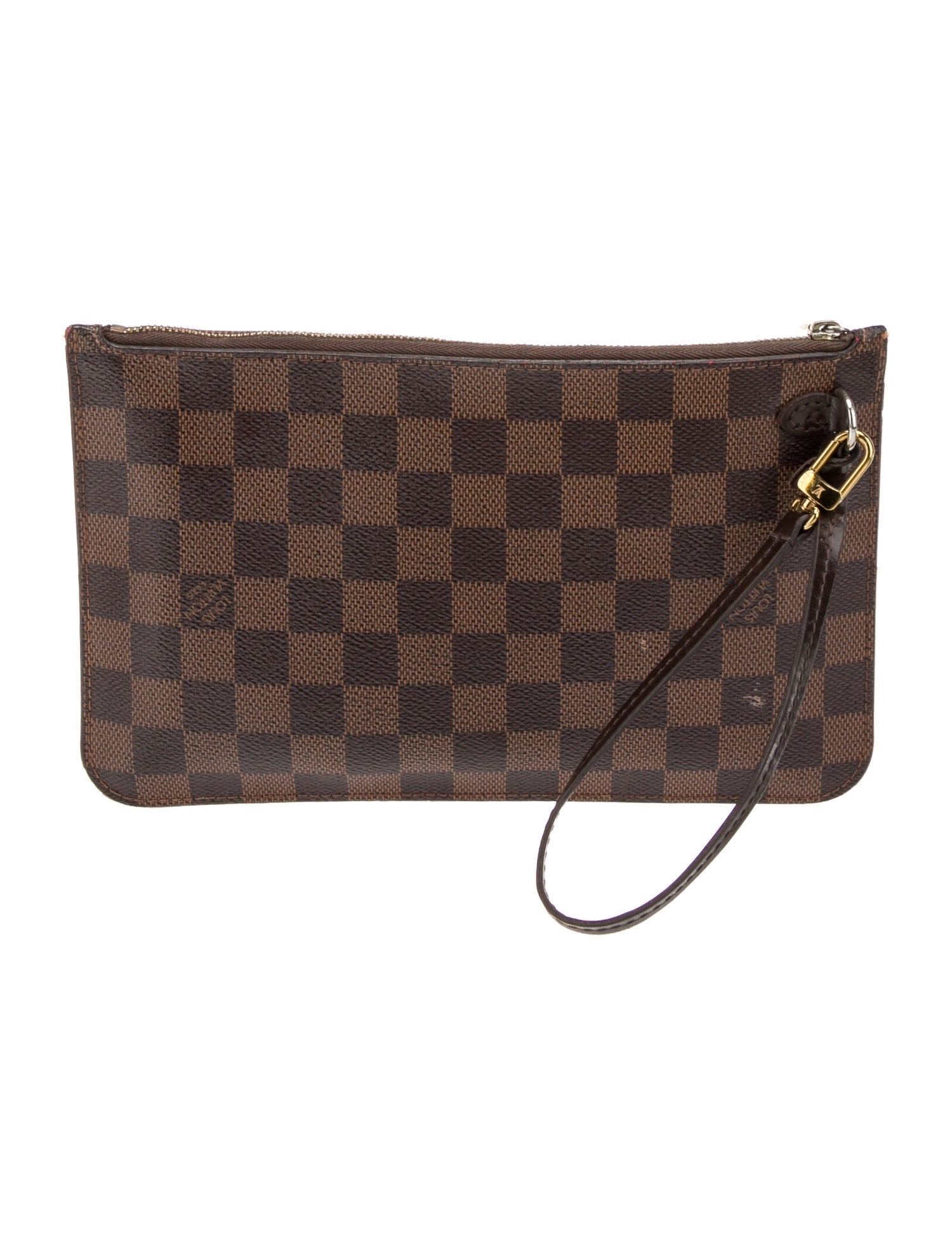 Louis Vuitton Damier Ebene Neverfull Pouch