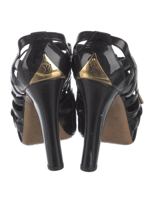 Louis Vuitton Patent Leather Slingback Pumps