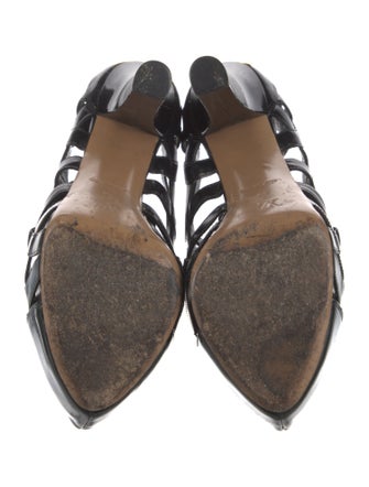 Louis Vuitton Patent Leather Slingback Pumps