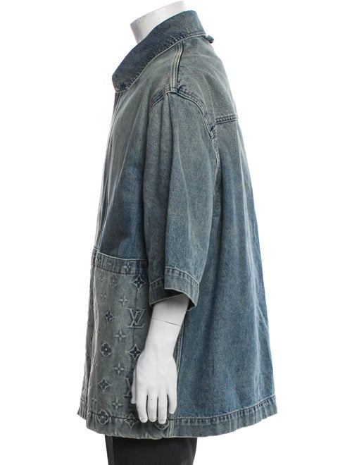 Louis Vuitton 2023 Printed Denim Shirt
