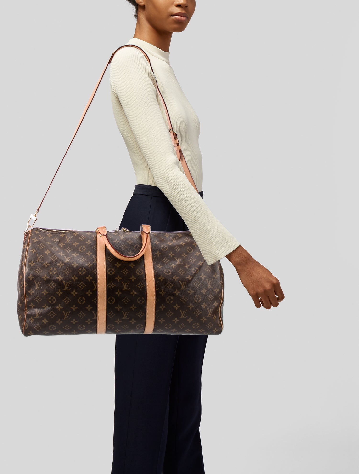 Louis Vuitton LV Monogram Keepall Bandouliere 55