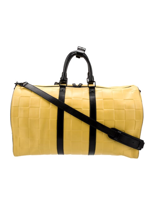 Louis Vuitton Leather Keepall Bandouliere 50