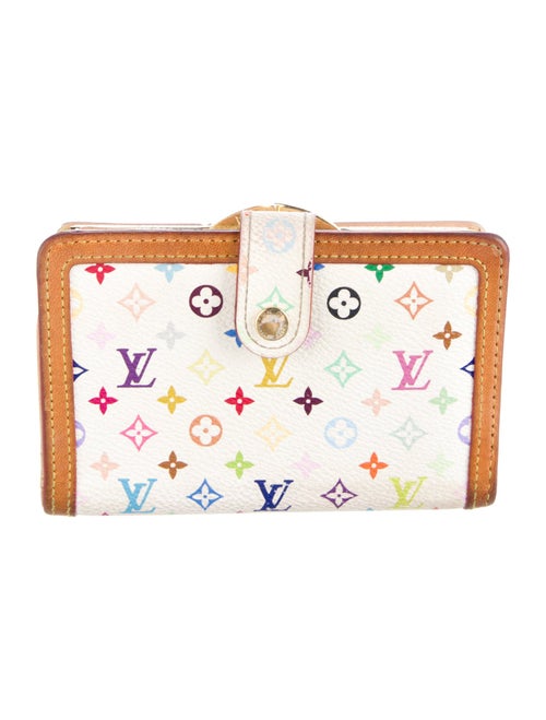 Louis Vuitton Multicolore Monogram Pattern Coated Canvas French Purse
