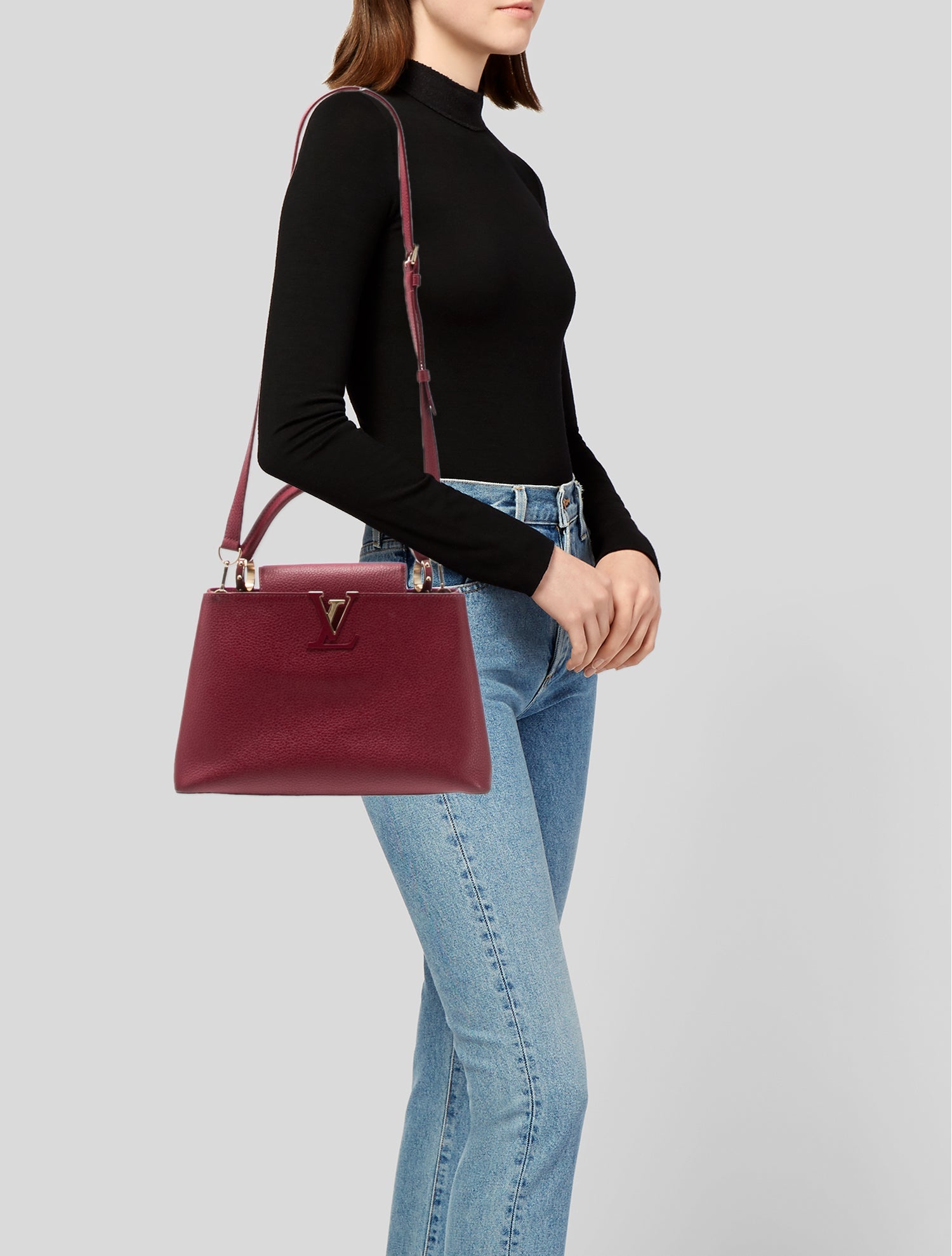 Louis Vuitton Taurillon Leather Capucines PM