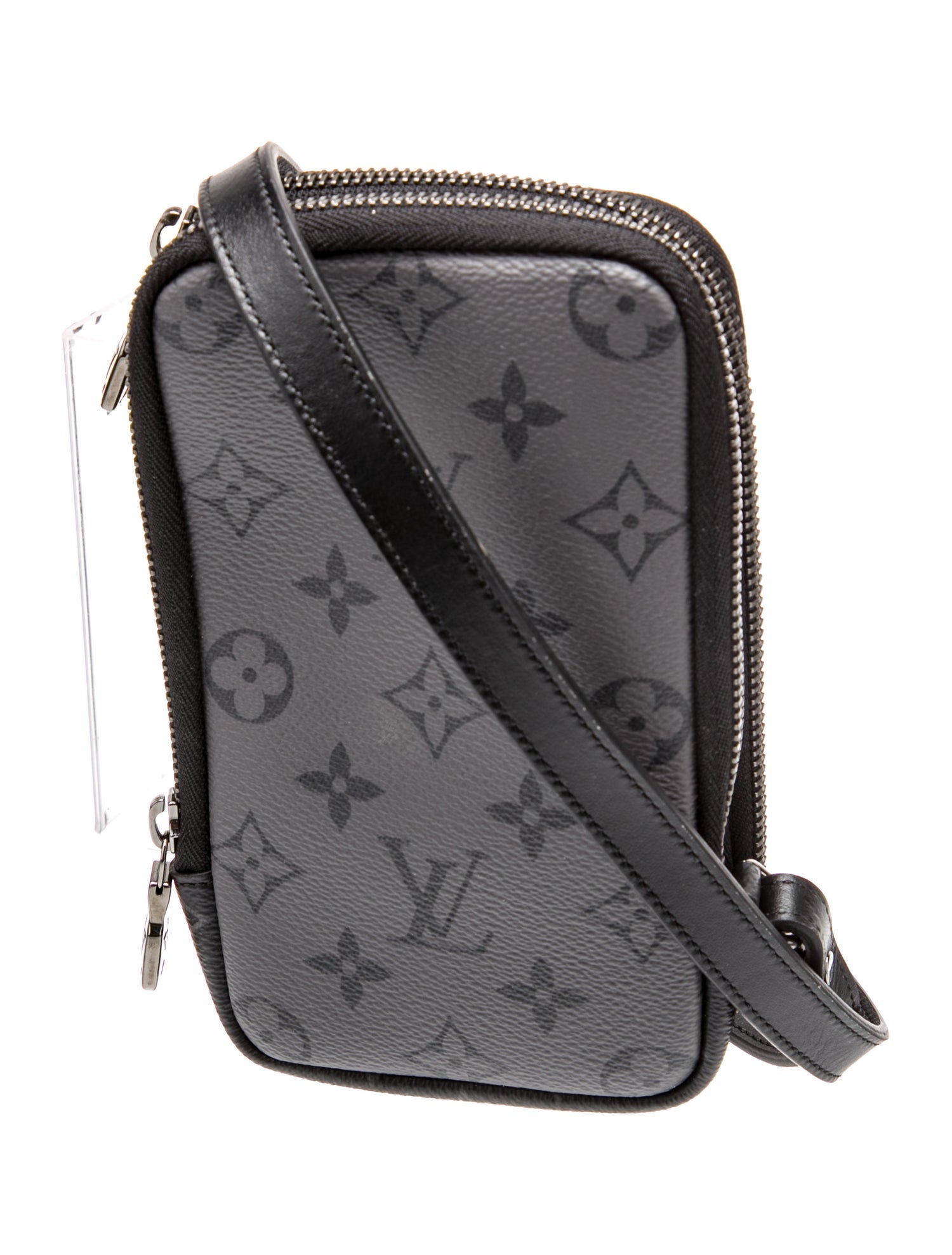 Louis Vuitton Monogram Eclipse Reverse Double Phone Pouch