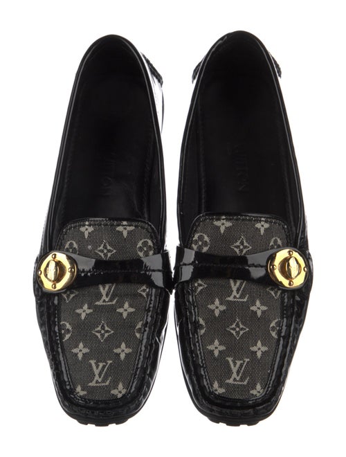 Louis Vuitton Monogram Pattern Patent Leather Loafers