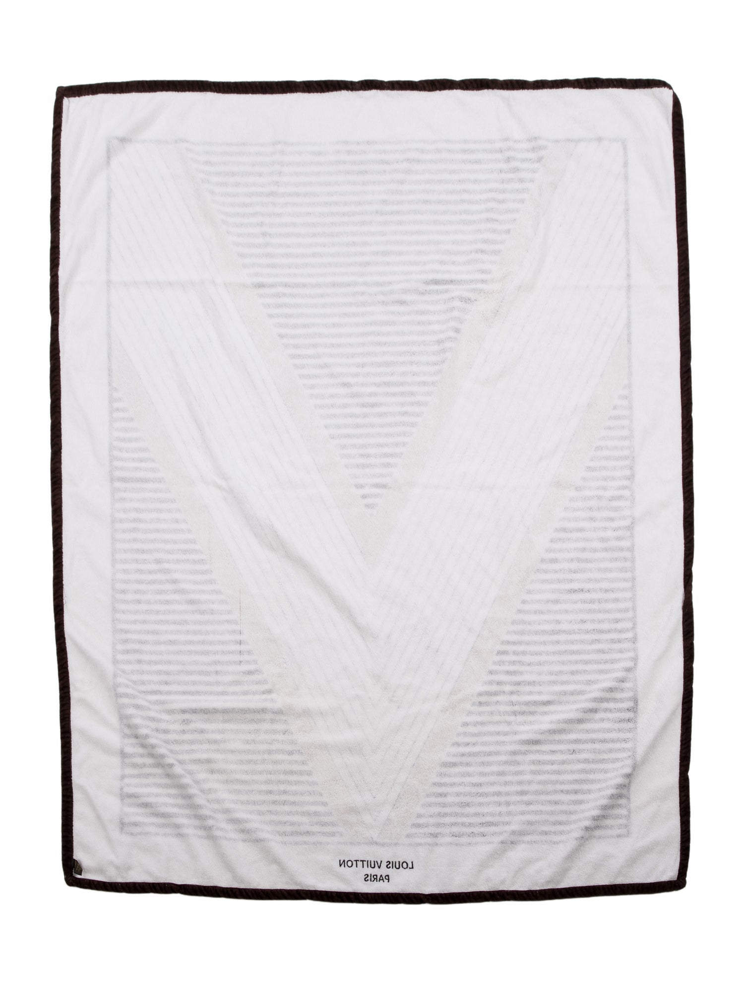 Louis Vuitton Striped V Beach Towel