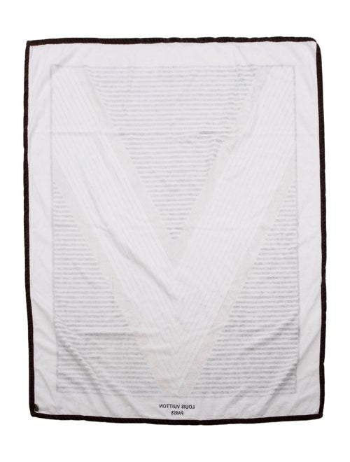Louis Vuitton Striped V Beach Towel