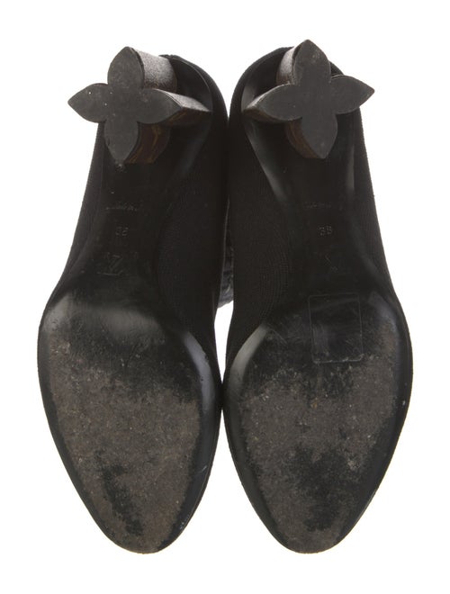 Louis Vuitton LV Monogram Embroidered Accent Sock Boots