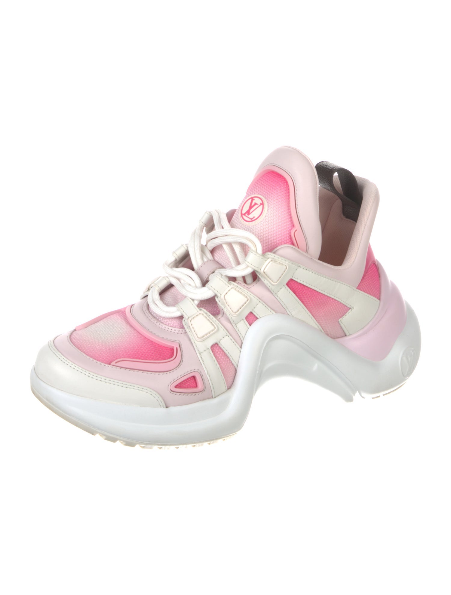 Louis Vuitton LV Monogram Leather Chunky Sneakers