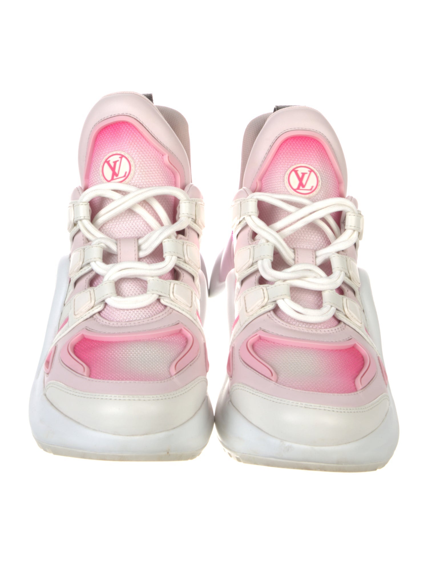 Louis Vuitton LV Monogram Leather Chunky Sneakers