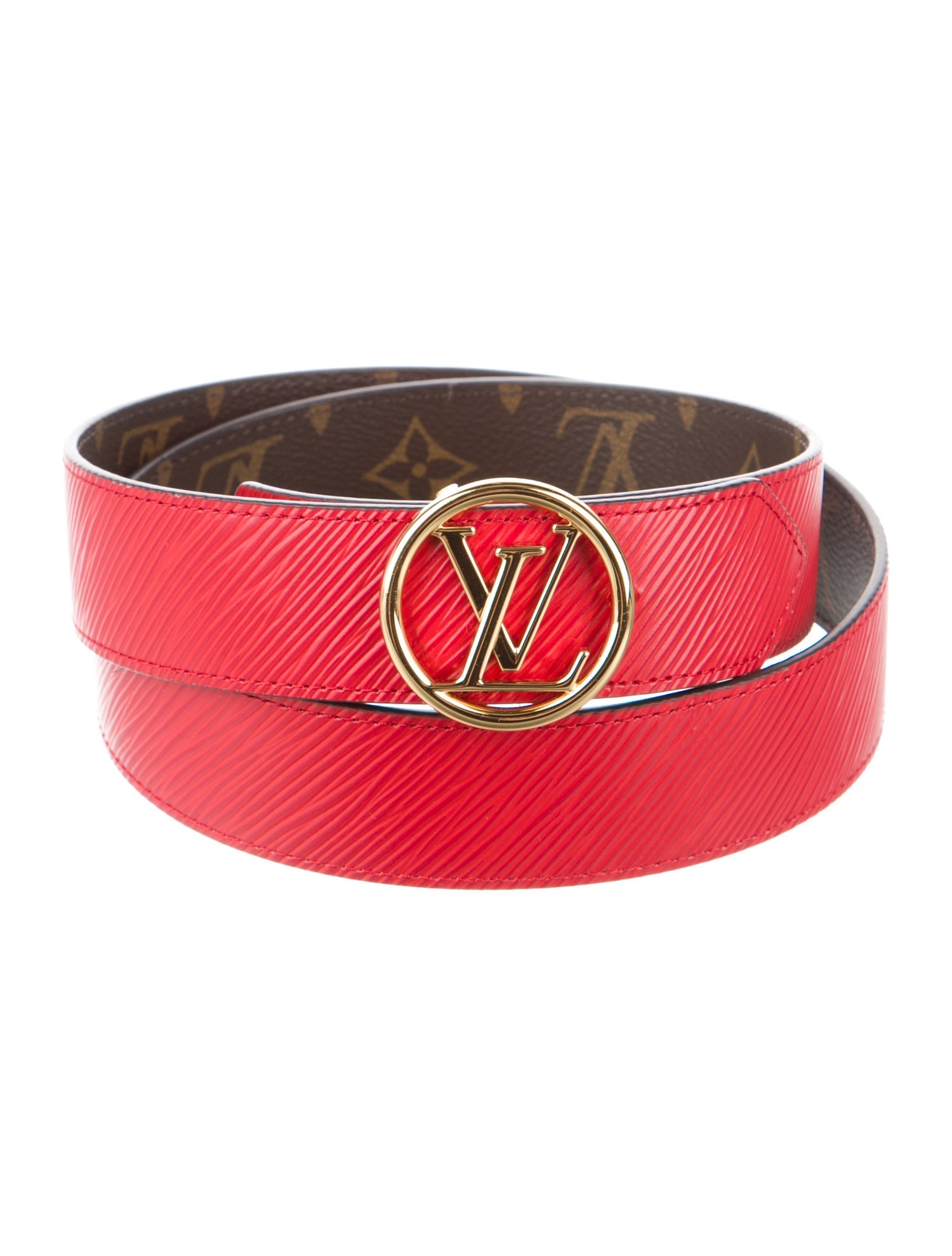 Louis Vuitton 2021 35mm LV Circle Reversible Belt Belt