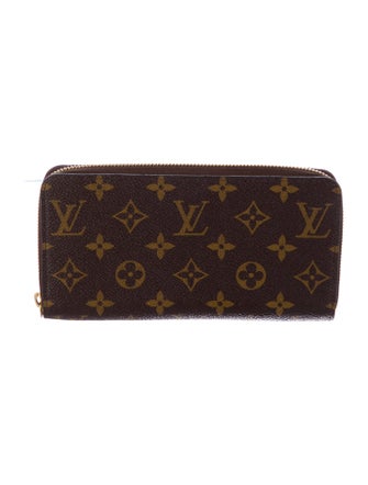 Louis Vuitton LV Monogram Coated Canvas Zippy Wallet