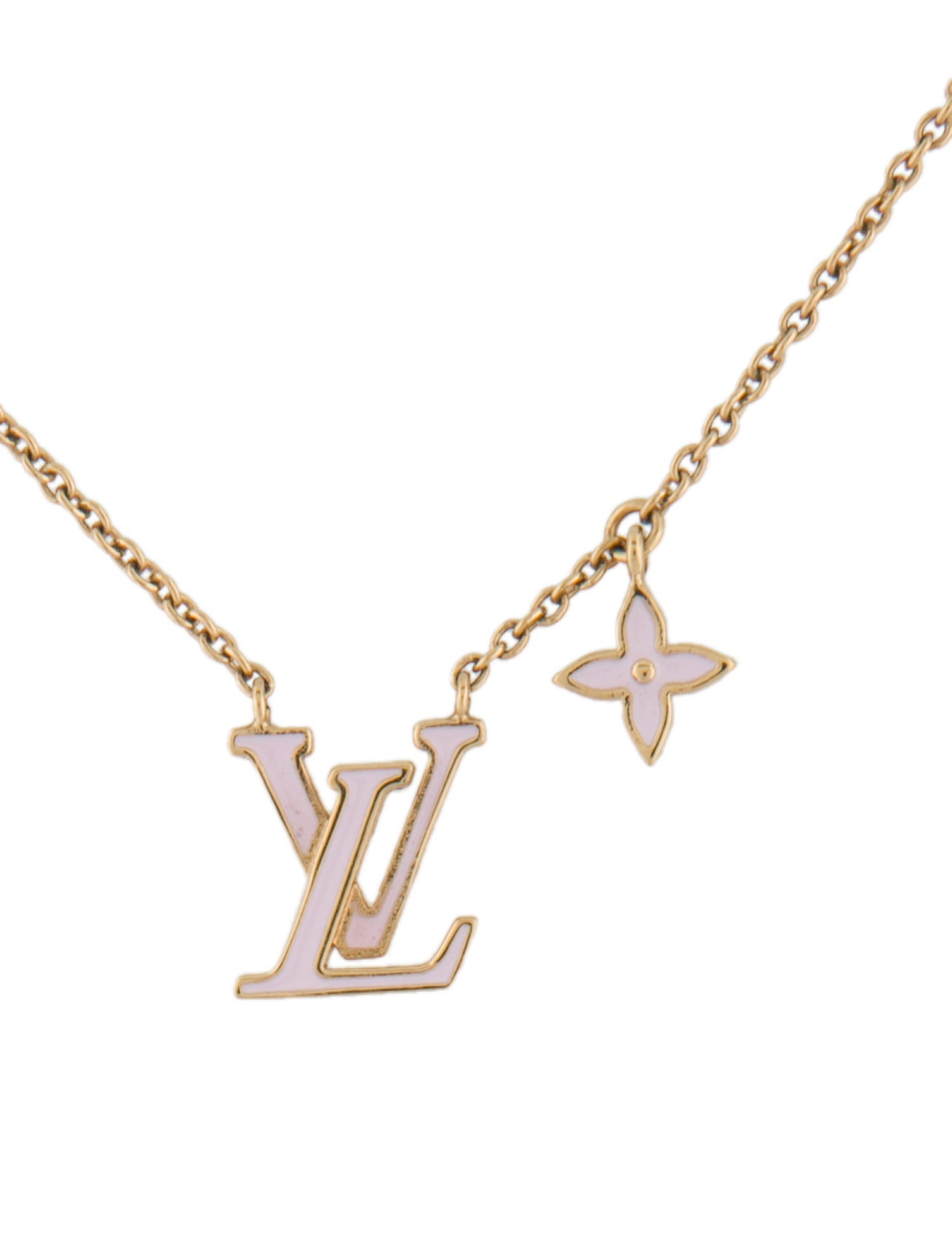 Louis Vuitton LV Iconic Enamel Pendant Necklace