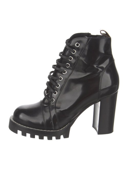 Louis Vuitton LV Monogram Leather Combat Boots