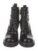 Louis Vuitton LV Monogram Leather Combat Boots