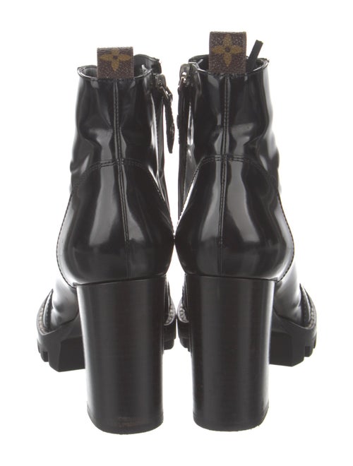 Louis Vuitton LV Monogram Leather Combat Boots