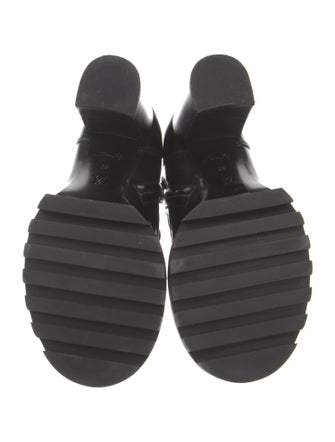 Louis Vuitton LV Monogram Leather Combat Boots