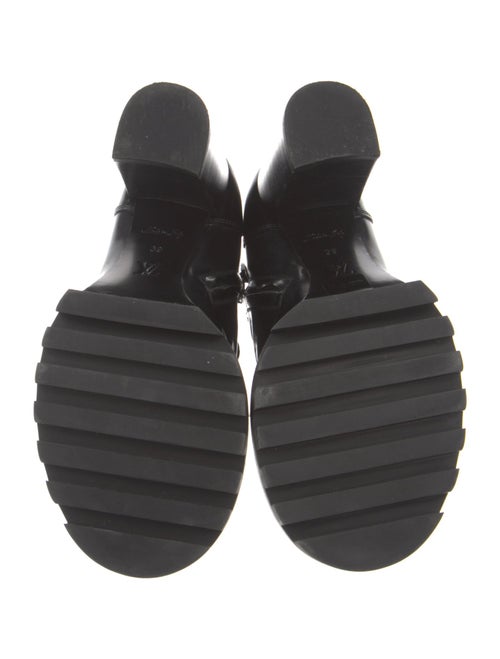 Louis Vuitton LV Monogram Leather Combat Boots