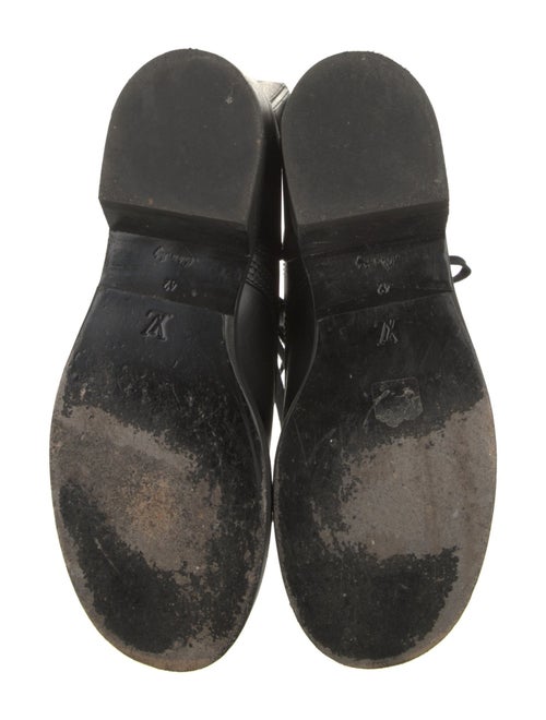 Louis Vuitton Leather Combat Boots