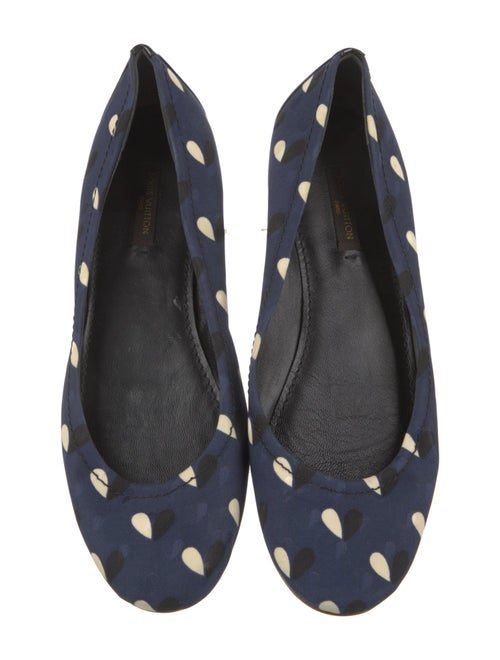 Louis Vuitton Satin Printed Flats