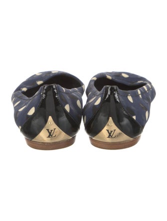Louis Vuitton Satin Printed Flats
