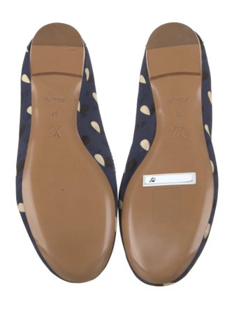 Louis Vuitton Satin Printed Flats