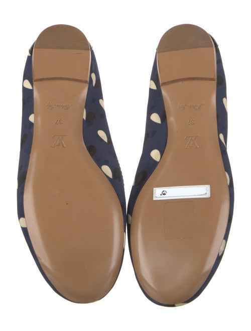 Louis Vuitton Satin Printed Flats