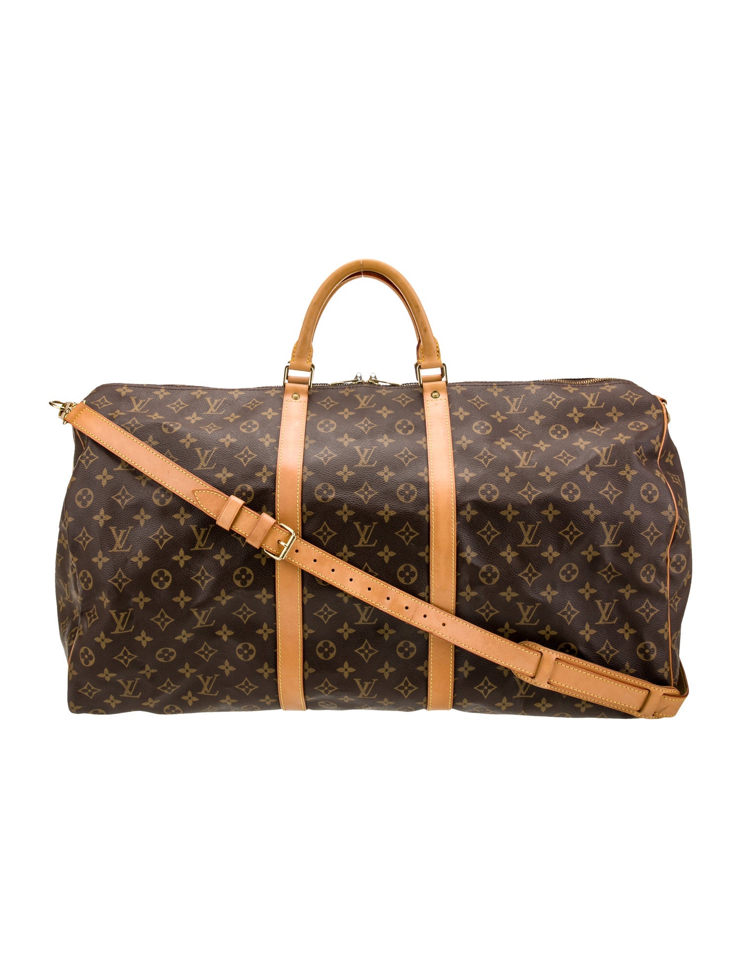 Louis Vuitton LV Monogram Keepall Bandouliere 60 Vintage