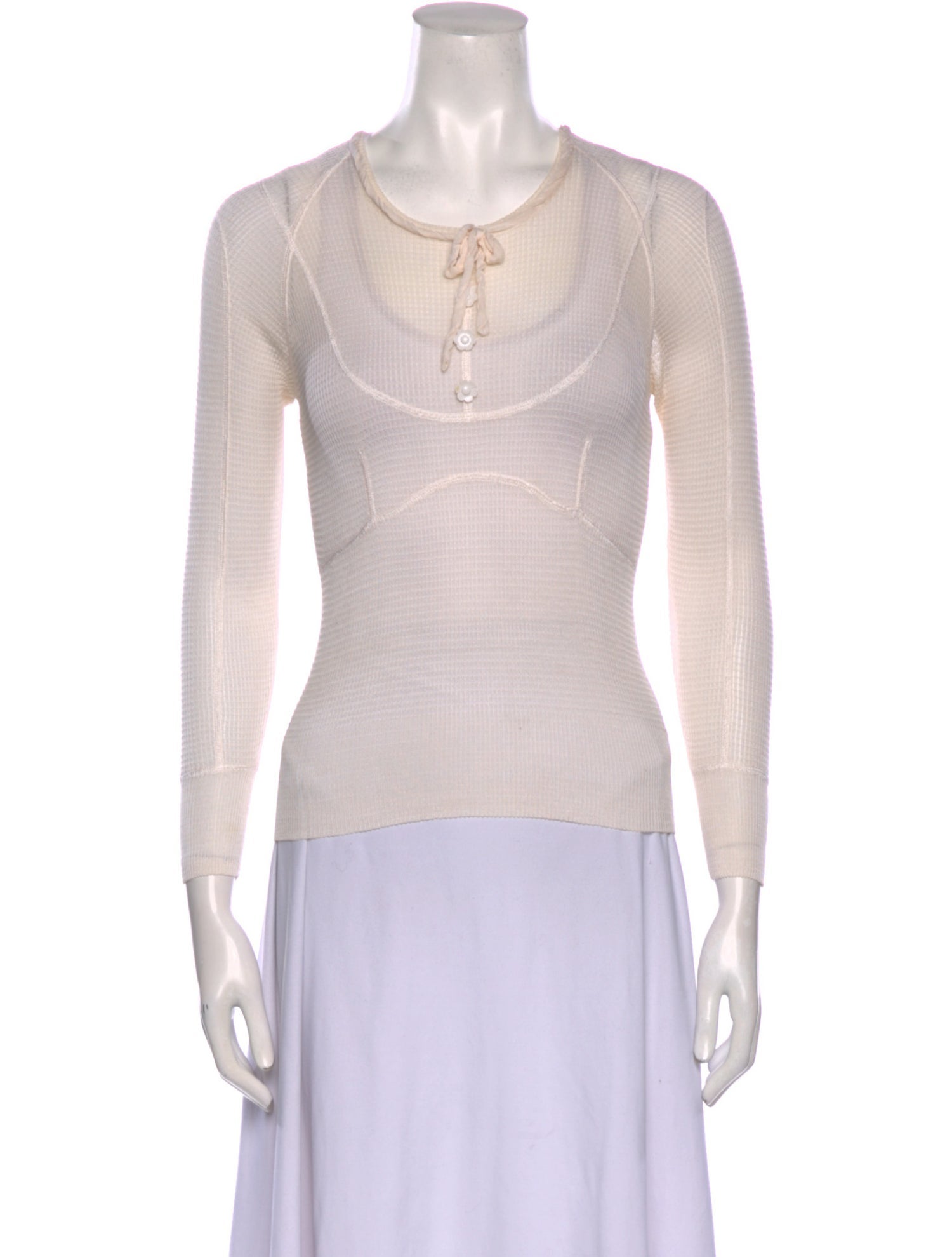 Louis Vuitton Late 1990's - Early 2000's Silk Top