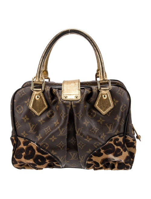 Louis Vuitton LV Monogram Leopard Adele Vintage