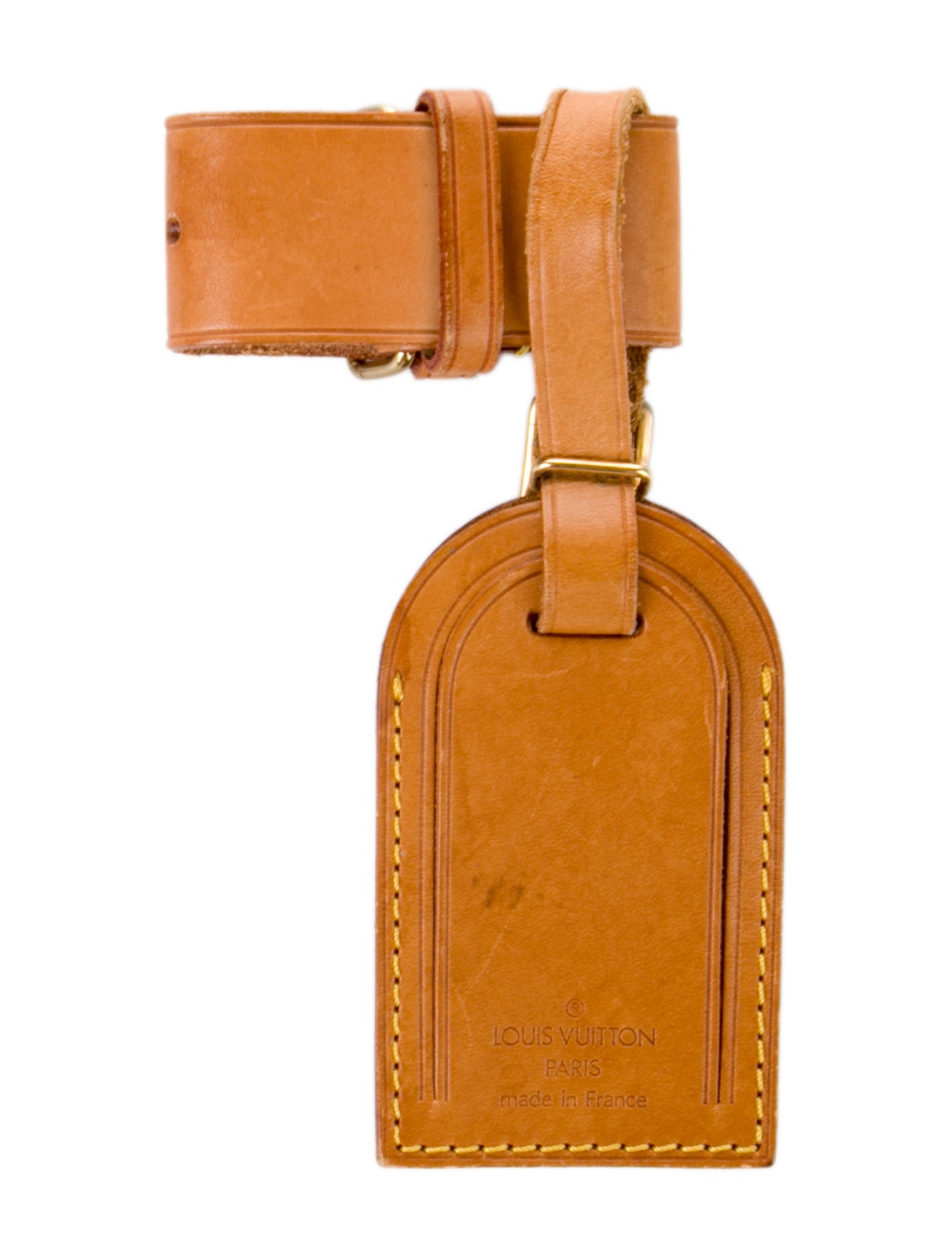 Louis Vuitton Vachetta Luggage Tag