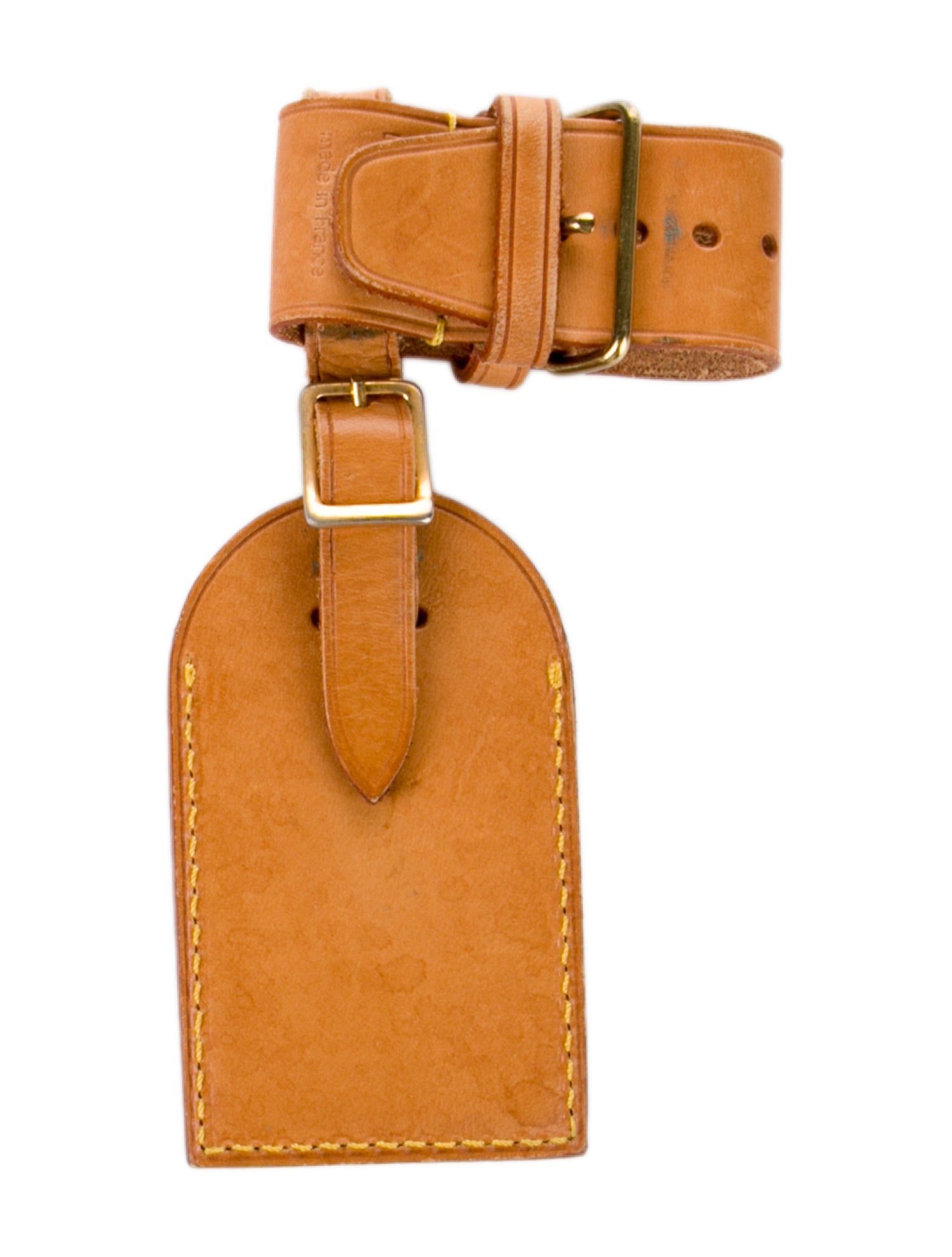 Louis Vuitton Vachetta Luggage Tag