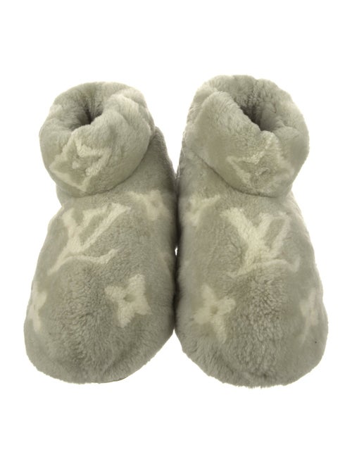 Louis Vuitton LV Monogram Shearling Boots