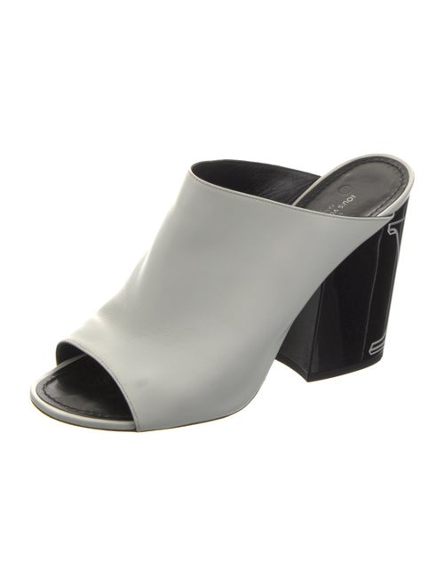 Louis Vuitton LV Monogram Leather Slides