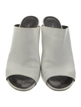 Louis Vuitton LV Monogram Leather Slides