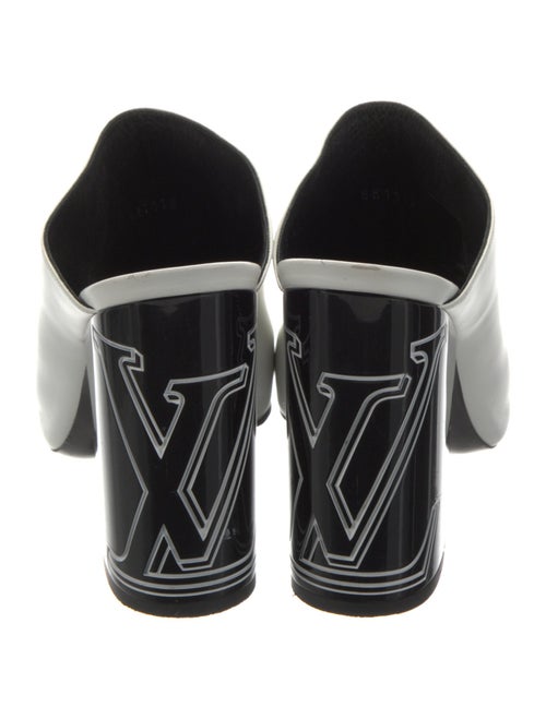 Louis Vuitton LV Monogram Leather Slides