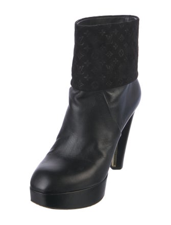 Louis Vuitton LV Monogram Leather Boots