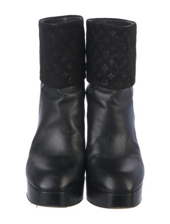Louis Vuitton LV Monogram Leather Boots