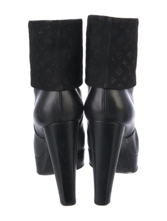 Louis Vuitton LV Monogram Leather Boots