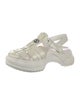 Louis Vuitton LV Monogram Patent Leather T-Strap Sandals