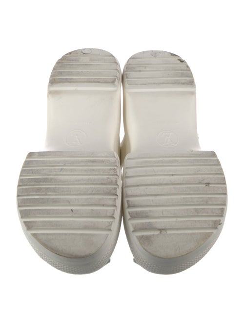 Louis Vuitton LV Monogram Patent Leather T-Strap Sandals