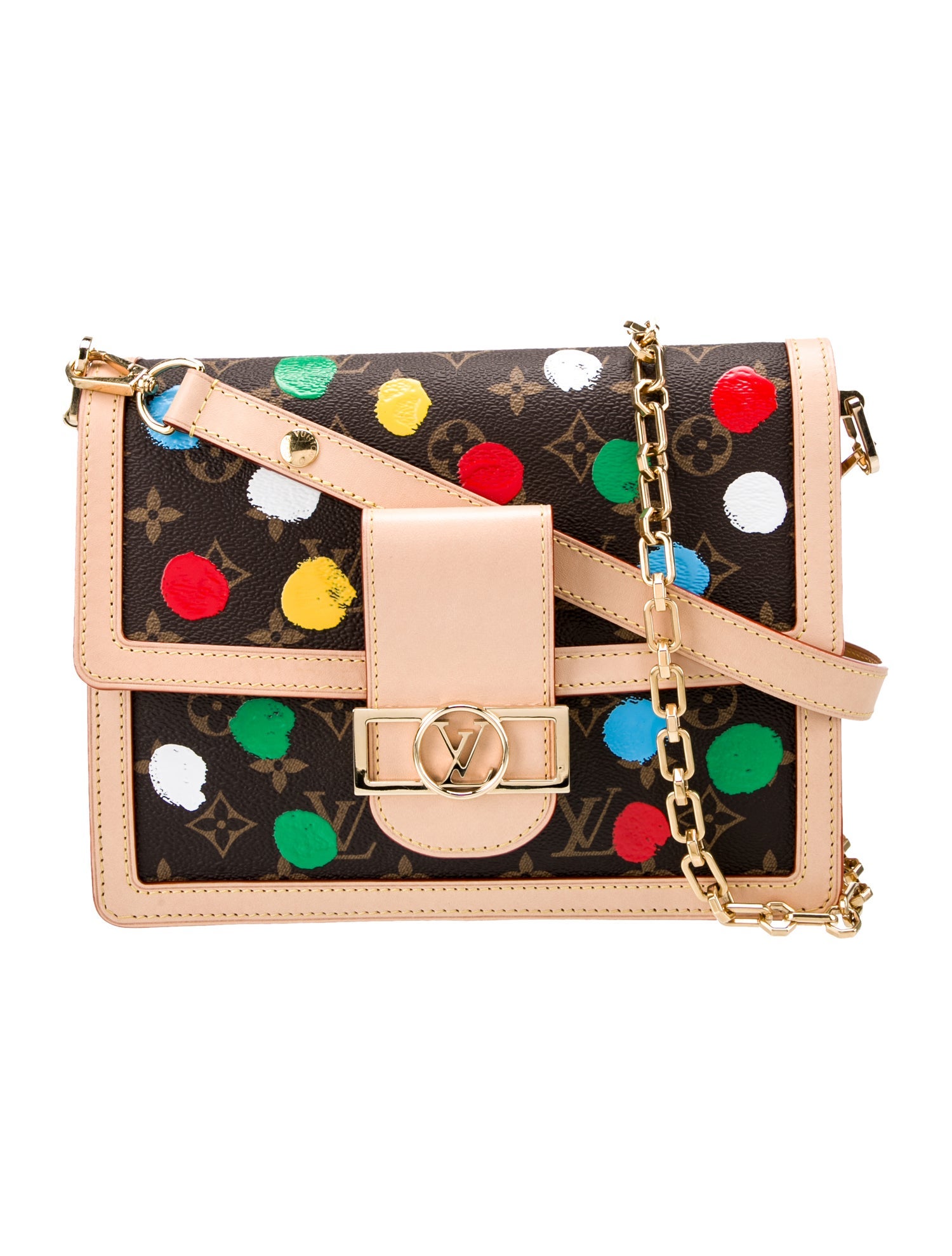 Louis Vuitton LV Monogram x Yayoi Kusama Dauphine MM